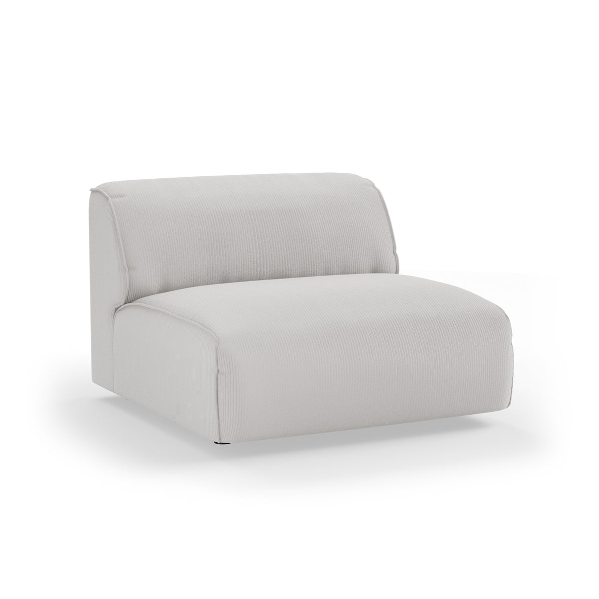 HKliving Flake bank middle 1,5-seat Corduroy Rib Cream