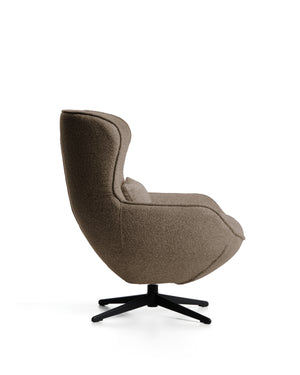 Kave Home Sorile fauteuil chenille Brown