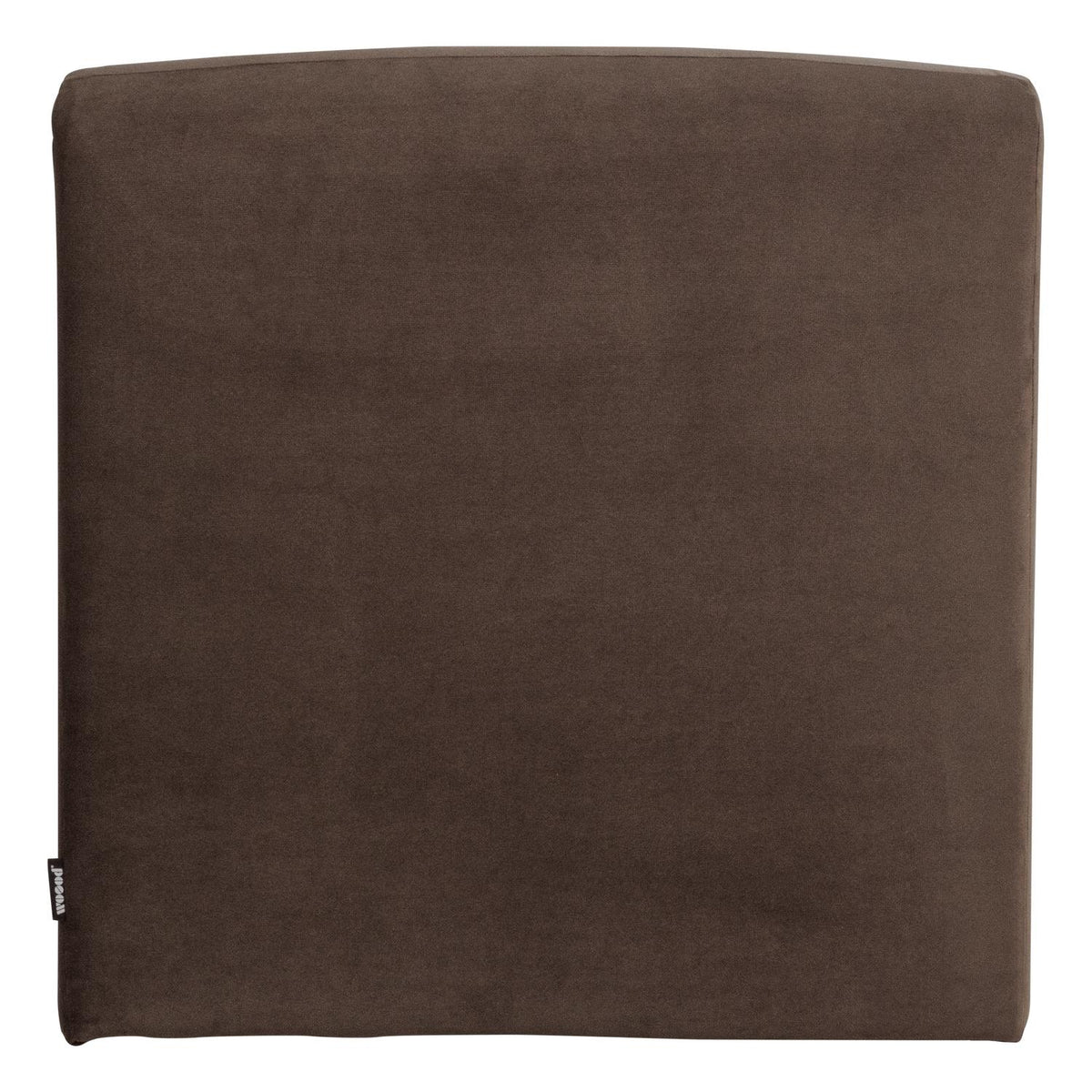 WOOOD Mojo Base eetkamerbank 84 cm met rugleuning velvet Bruin