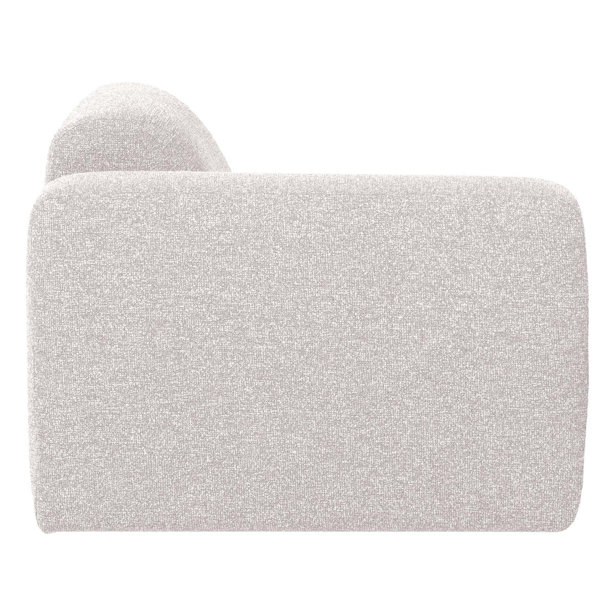 WOOOD Mojo Base 1-zits bank arm links bouclé Ecru