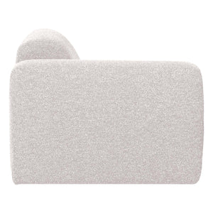 WOOOD Mojo Base 1-zits bank arm links bouclé Ecru