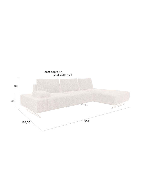 Dutchbone Shelly bank Off-White