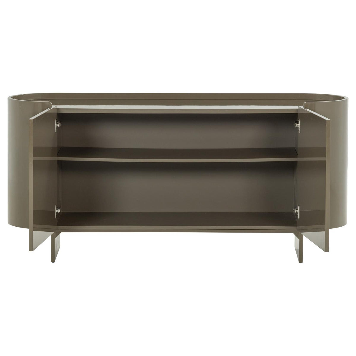 WOOOD Liora tv-meubel/dressoir hoogglans Groen