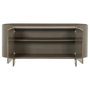 WOOOD Liora tv-meubel/dressoir hoogglans Groen