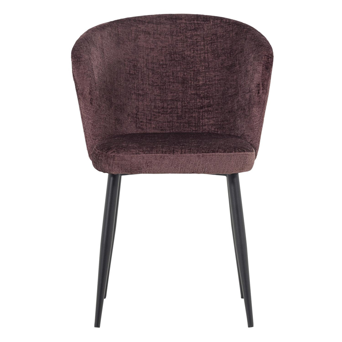WOOOD Luse eetkamerstoel velvet Paars