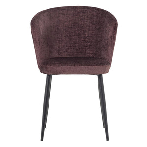 WOOOD Luse eetkamerstoel velvet Paars