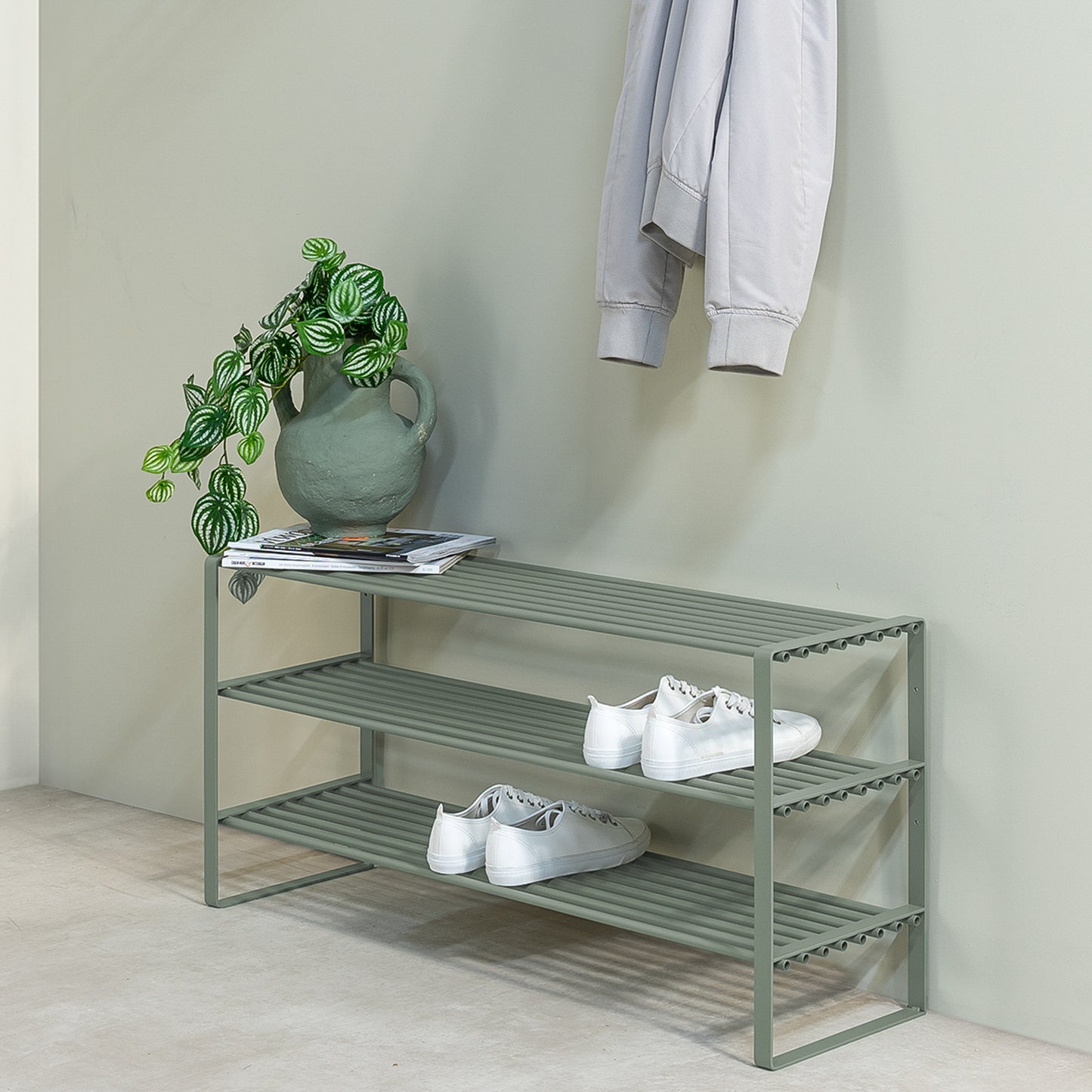 Spinder Design Rex SR 2 - 100 cm schoenenrek Dusty Green