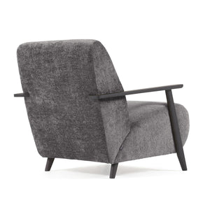 Kave Home Meghan fauteuil Grey zwart