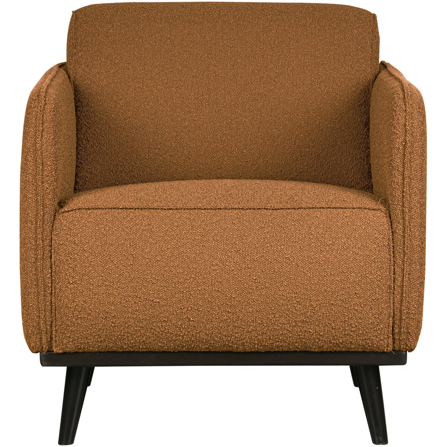WOOOD Statement fauteuil met arm Bouclé Butter