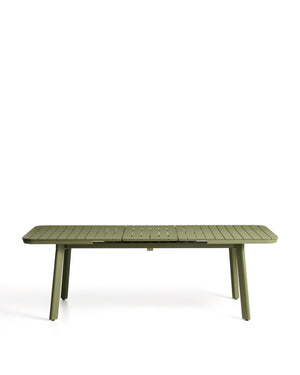 Kave Home Izola tuintafel uitschuifbaar rechthoek 185x100 cm Green