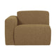 WOOOD Mojo Base 1-zits bank arm links bouclé Geel/Bruin