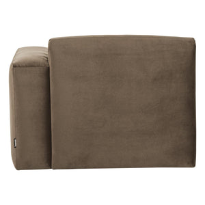 WOOOD Mojo Base 1-zits bank arm rechts velvet Taupe