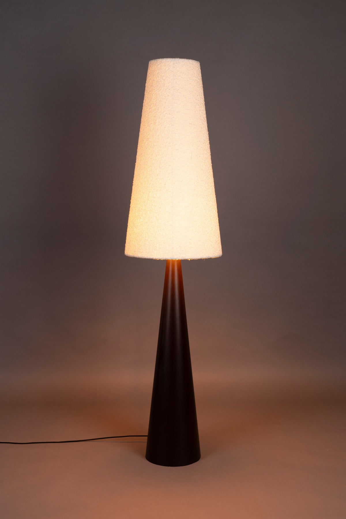 Dutchbone Miki vloerlamp Wit en Zwart