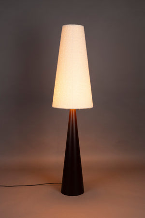 Dutchbone Miki vloerlamp Wit en Zwart