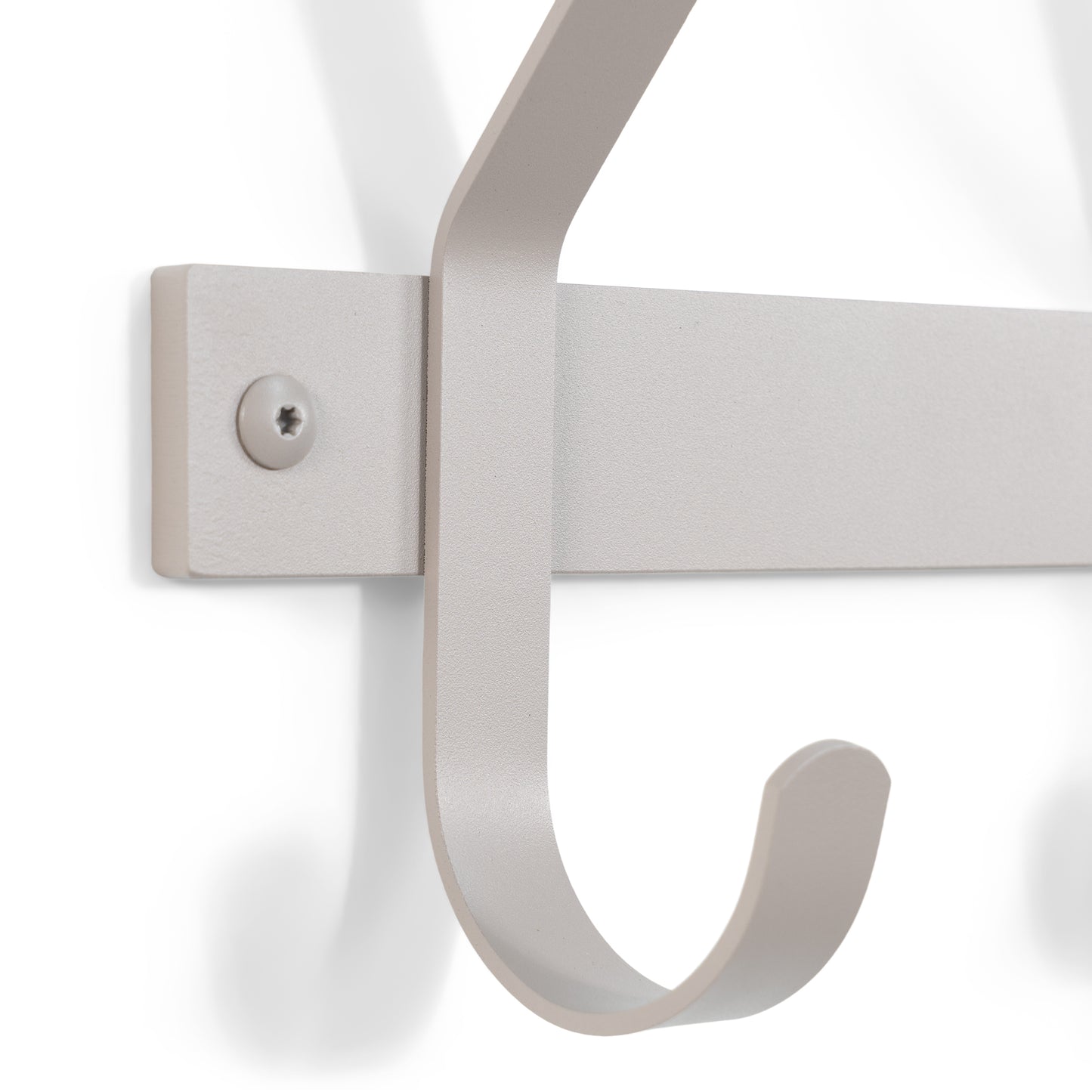 Spinder Design Dexter 5 wandkapstok Silky Taupe