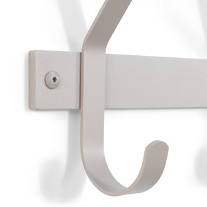 Spinder Design Dexter 5 wandkapstok Silky Taupe