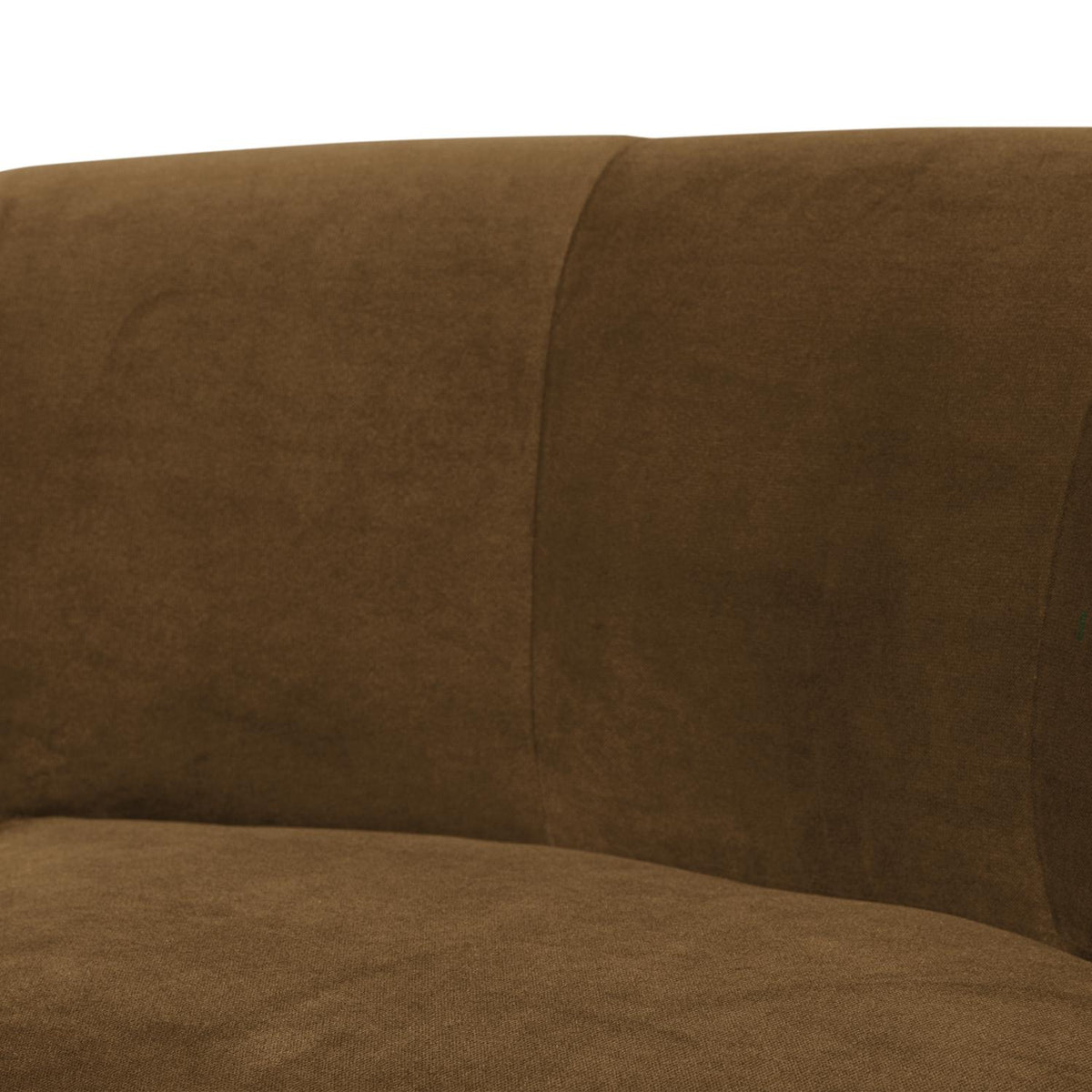 WOOOD Mojo Base eetbank hoek met rugleuning velvet Honinggeel
