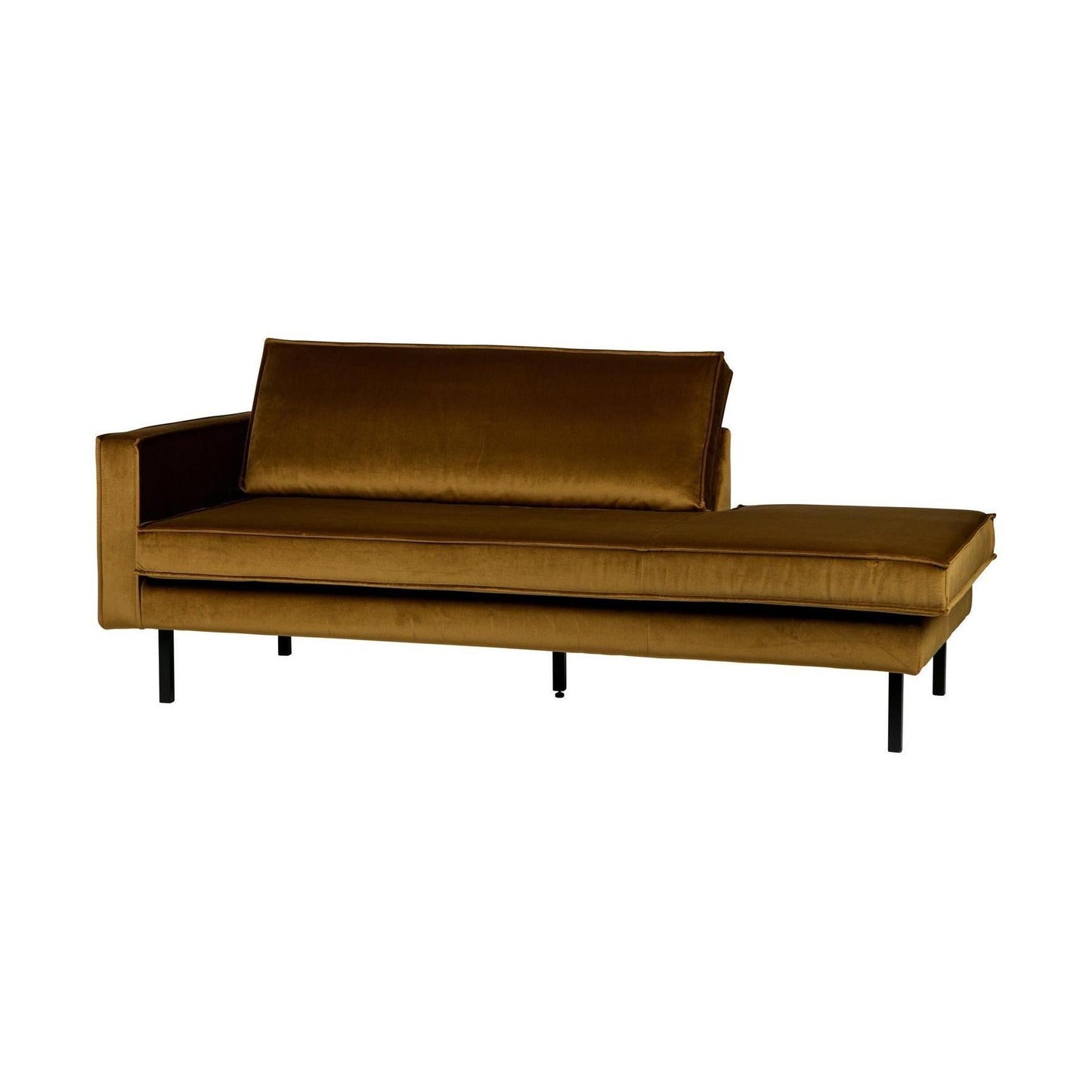 WOOOD Rodeo daybed links velvet Honinggeel