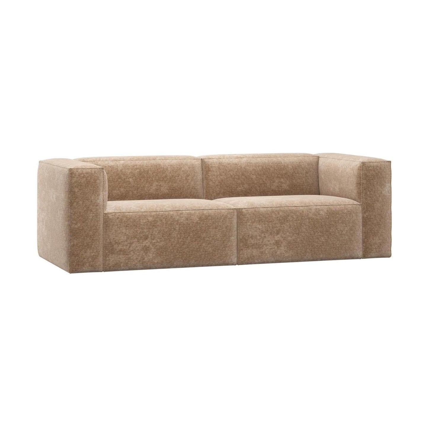 WOOOD Bean 3,5-zits bank Chenille Velvet Perzikroze