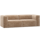 WOOOD Bean 3,5-zits bank Chenille Velvet Perzikroze