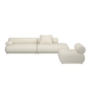 Zuiver Rembrandt 4,5-zitsbank links Beige
