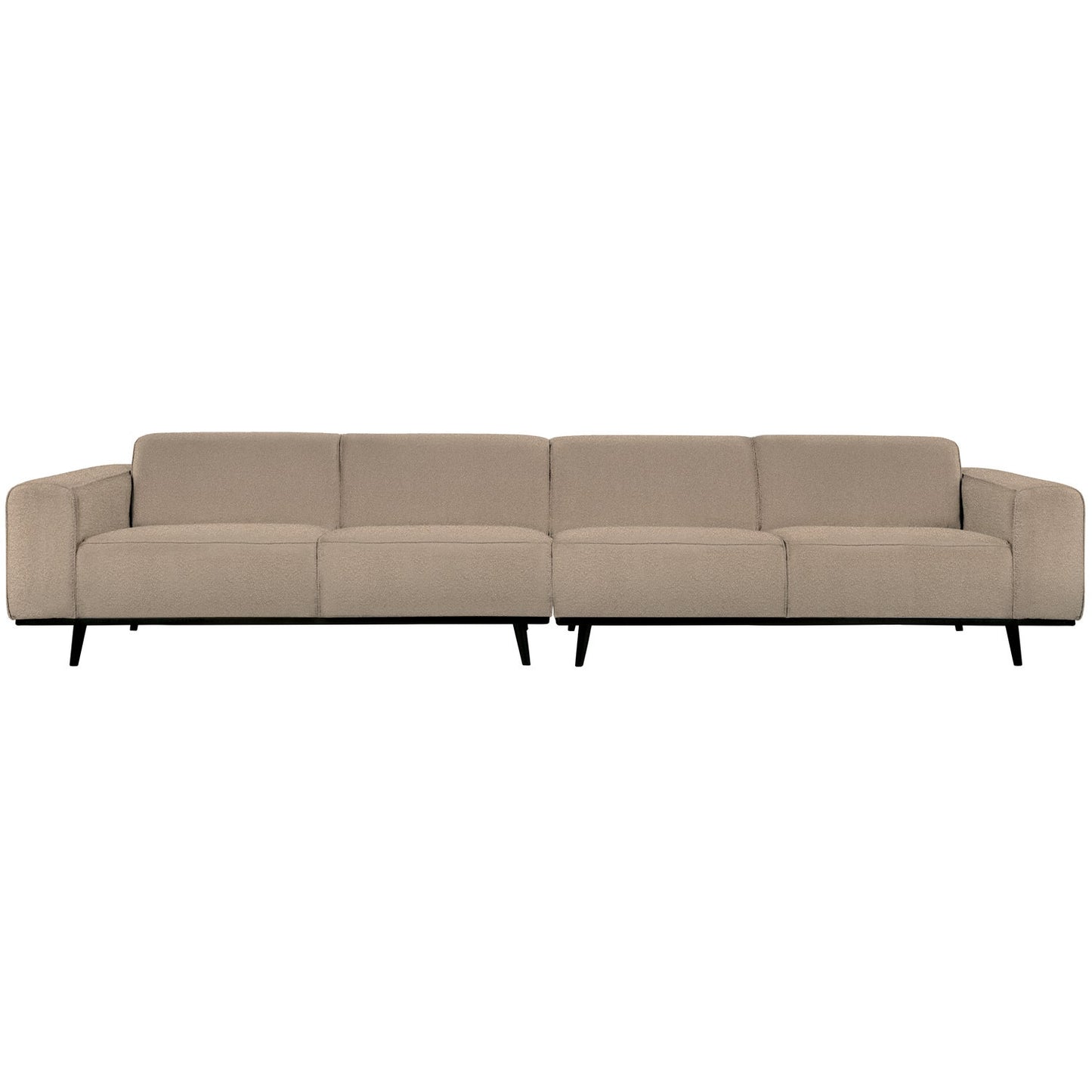 WOOOD Statement XL 4-zits bank 372 cm Bouclé Beige