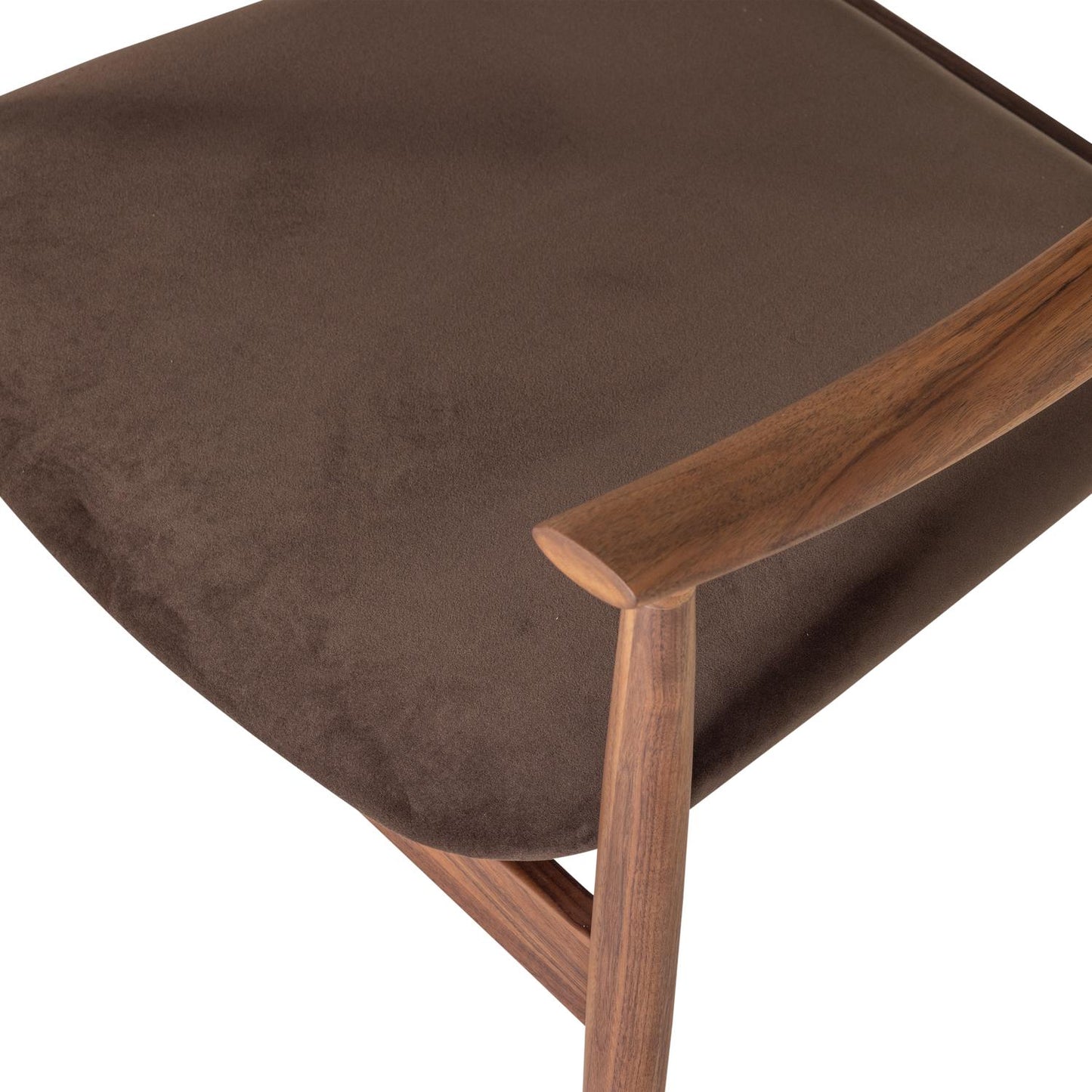 WOOOD Bask fauteuil Walnoot