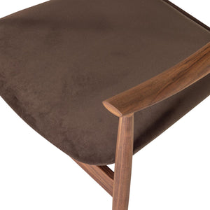 WOOOD Bask fauteuil Walnoot
