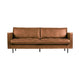 WOOOD Rodeo Classic 2,5-zits bank eco-leer Cognac