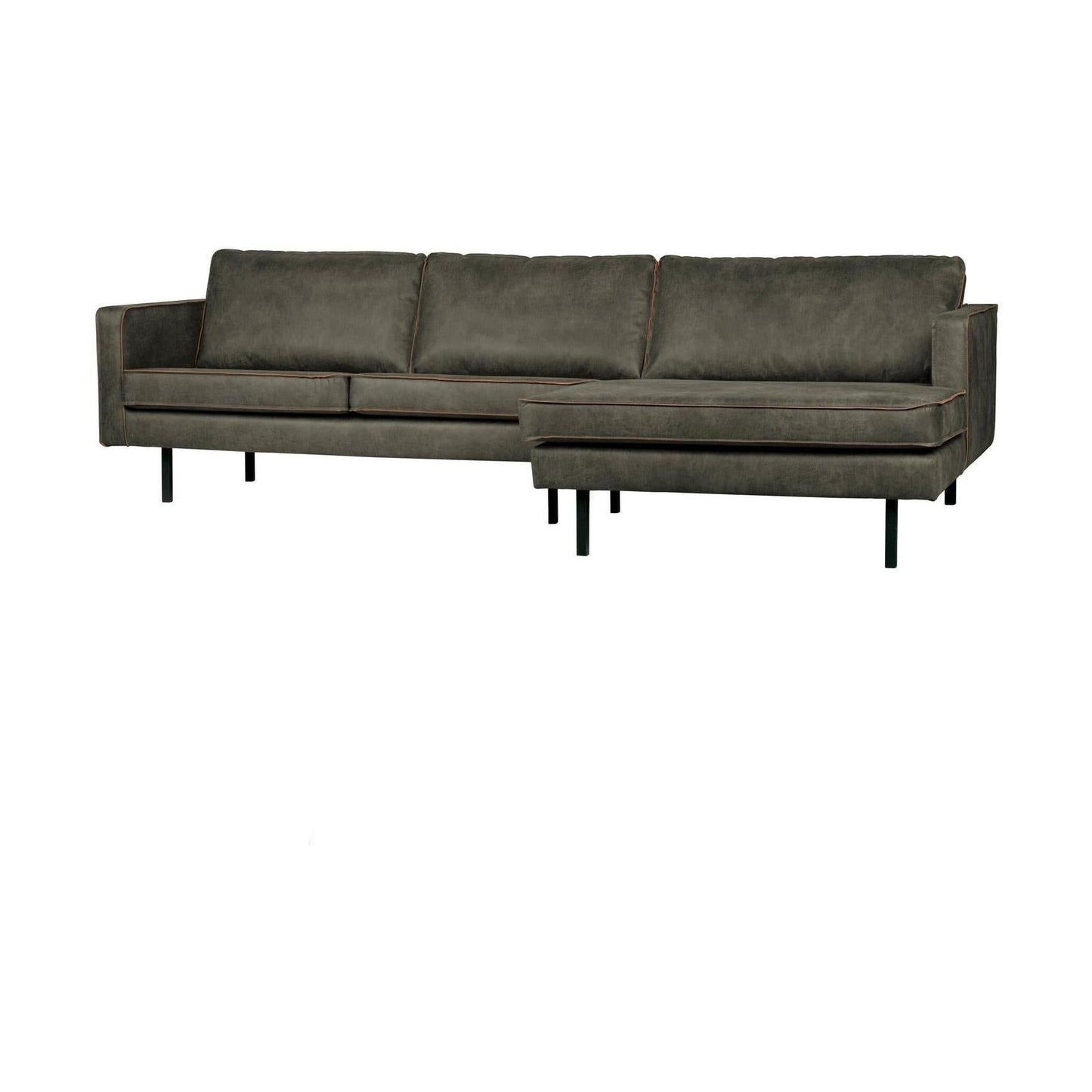 WOOOD Rodeo bank chaise longue rechts Army