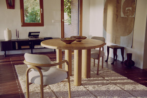 Kave Home Mailen eettafel Ø120 cm Naturel
