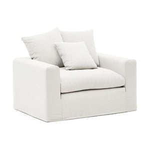 Kave Home Nora fauteuil 140x104 cm Ecru