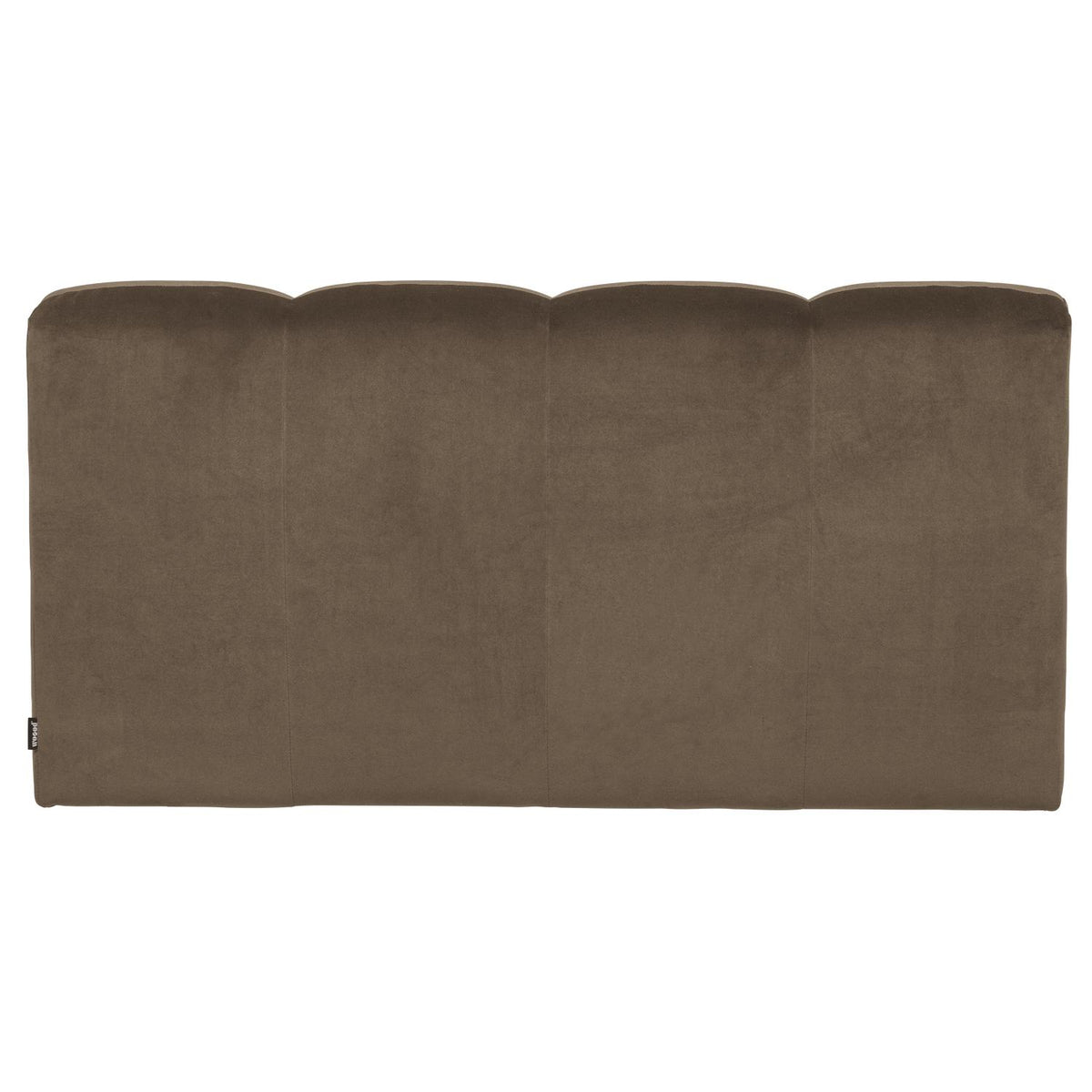 WOOOD Mojo eetbank 164 cm met rugleuning velvet Taupe