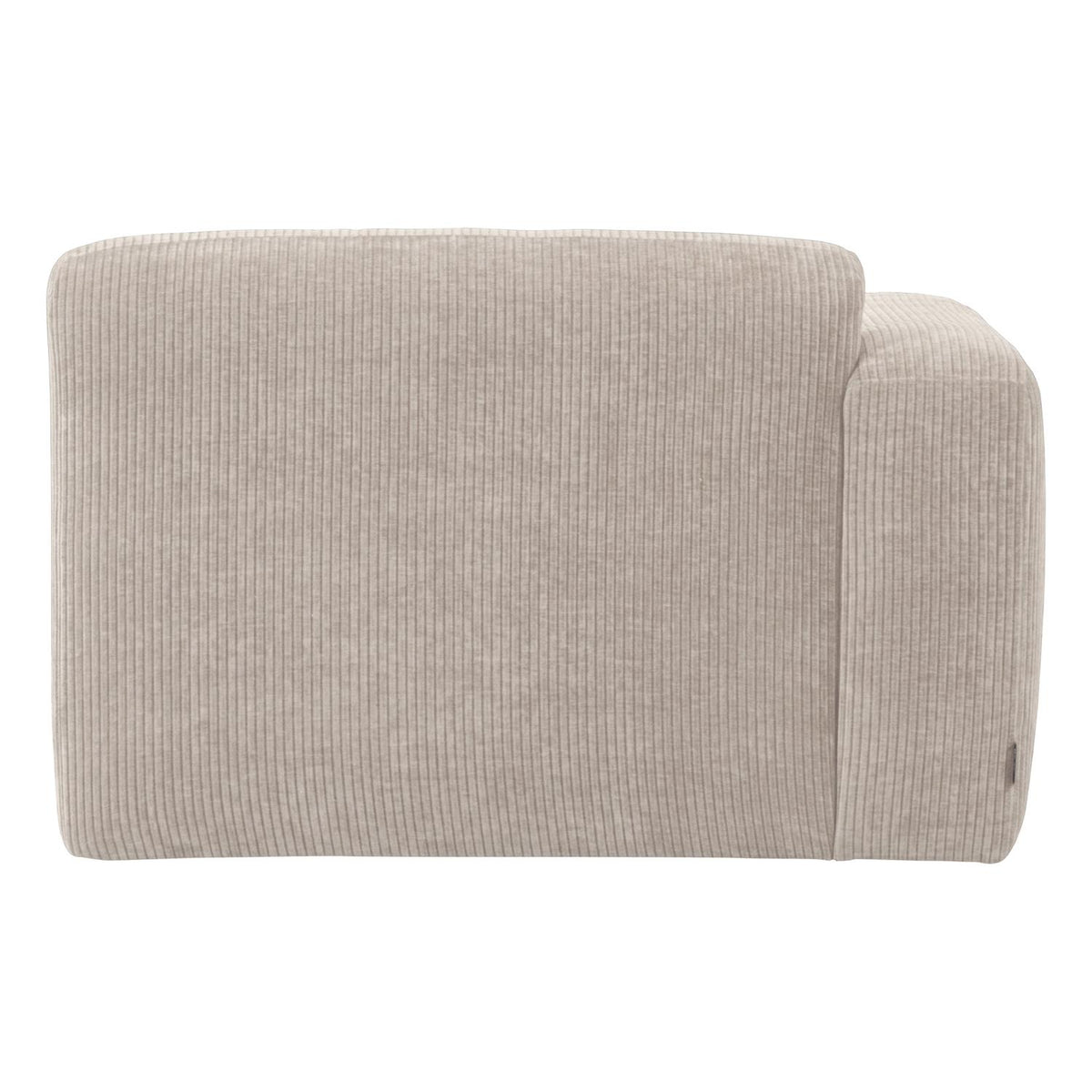 WOOOD Mojo Base chaise longue bank arm links rib Ecru