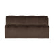WOOOD Mojo eetbank 164 cm met rugleuning velvet Bruin