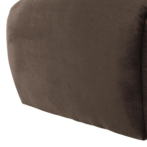 WOOOD Mojo Base poef velvet Bruin