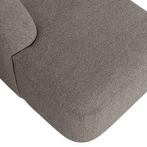 WOOOD Sloping U-vorm bank Grijs Melange