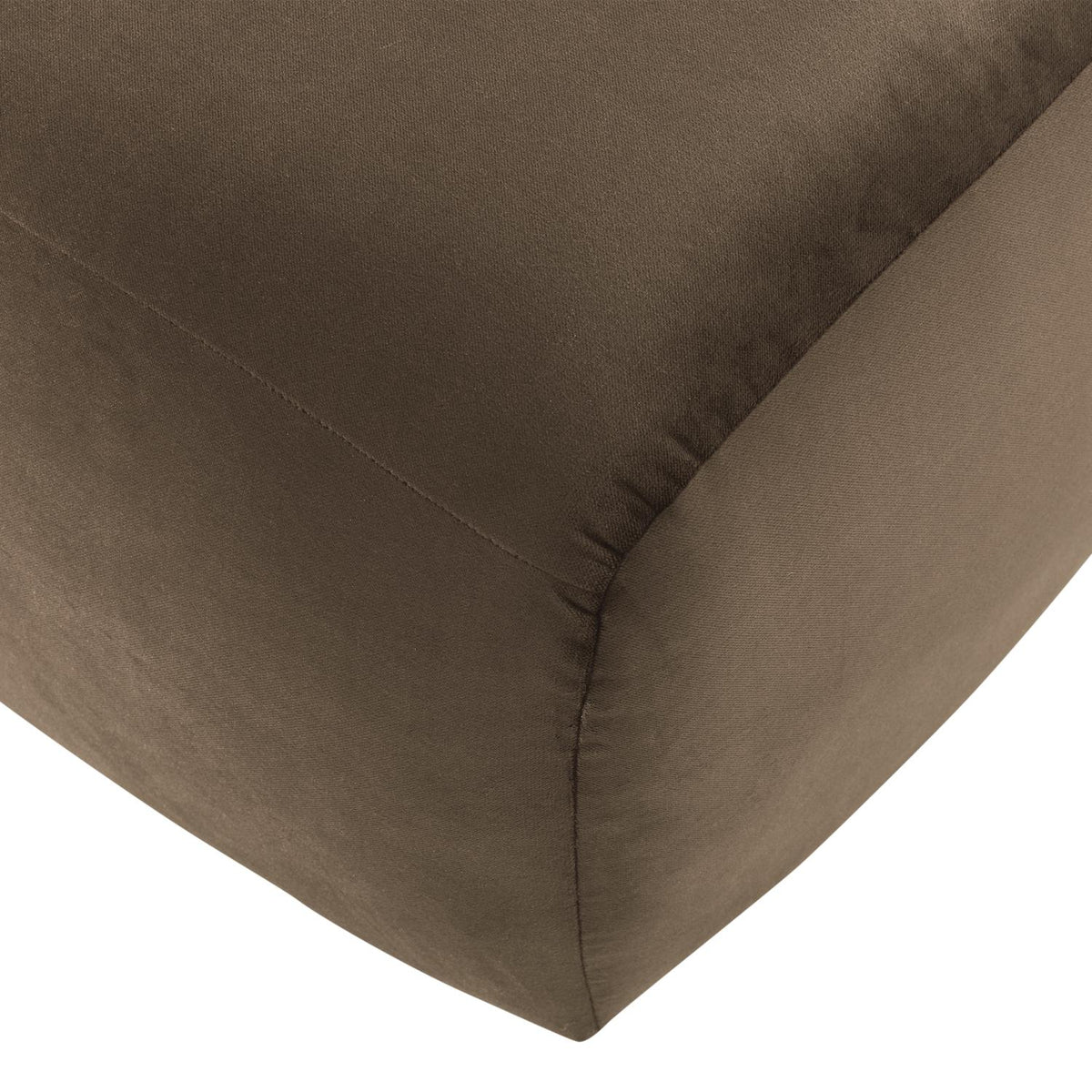 WOOOD Mojo Base poef velvet Taupe