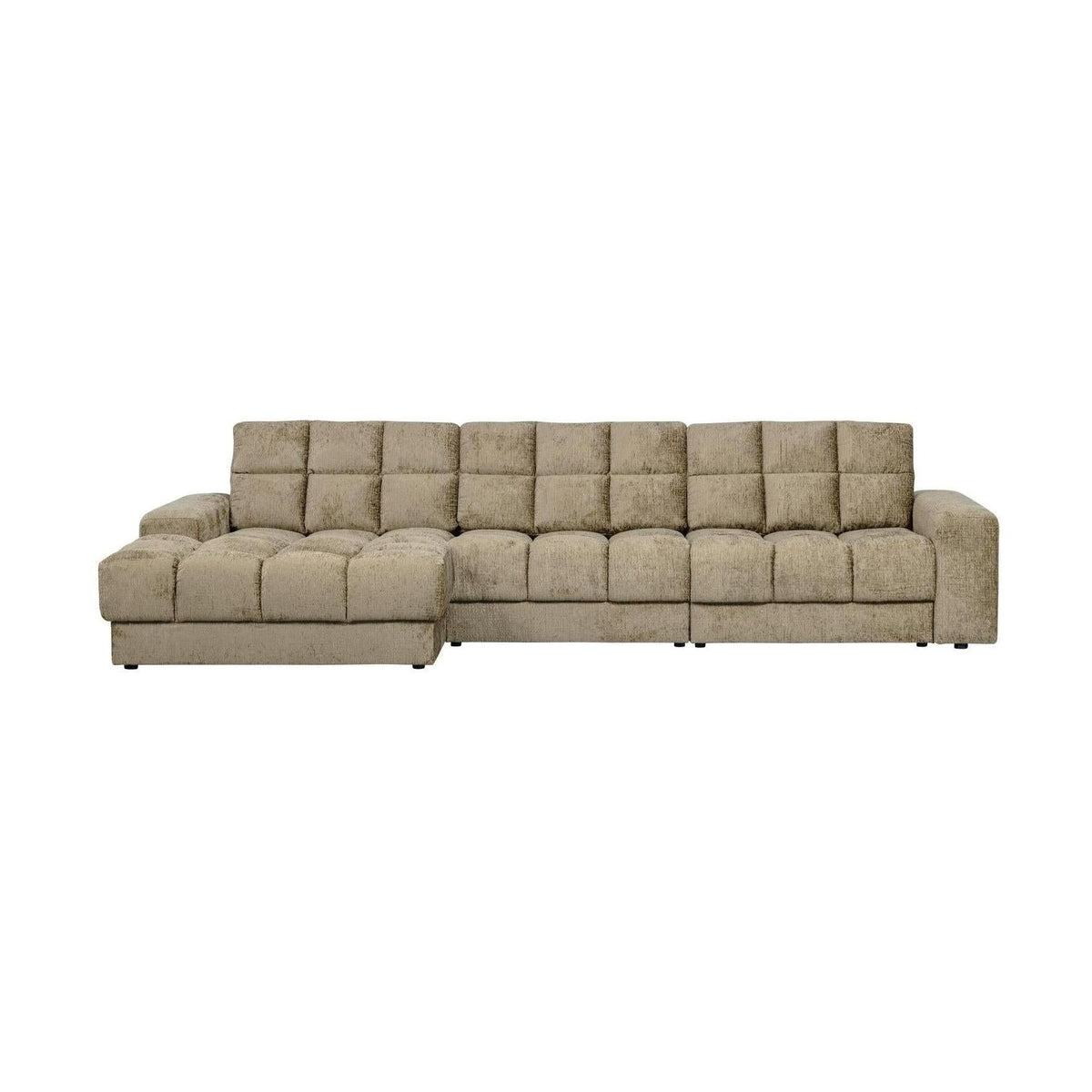 WOOOD Second Date chaise longue bank links structure velvet Wheatfield