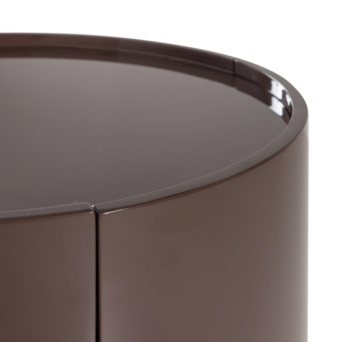 WOOOD Sera kast rond Ø45x135 cm Donkerbruin