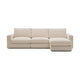 Kave Home Alea 4-zitsbank met chaise longue rechts Beige