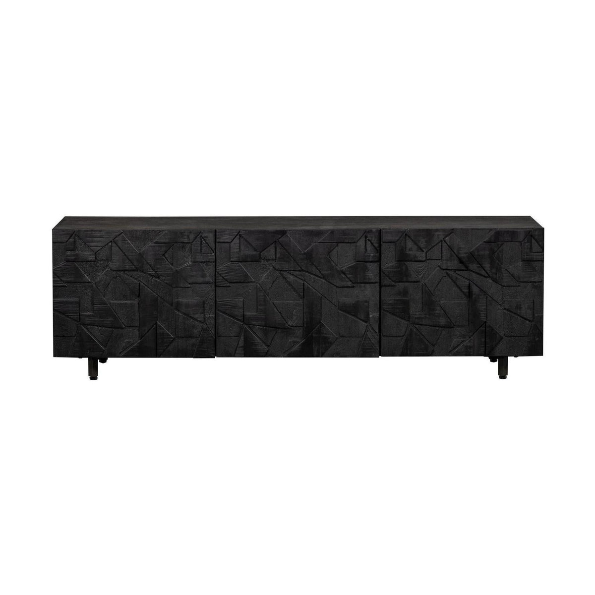 WOOOD Counter tv-meubel Zwart