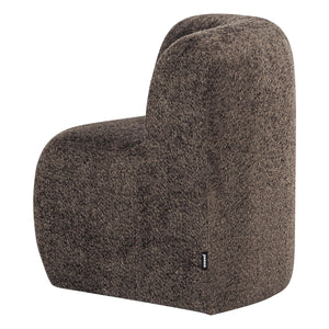 WOOOD Mojo base eetbank hoek met rugleuning wollig Bruin