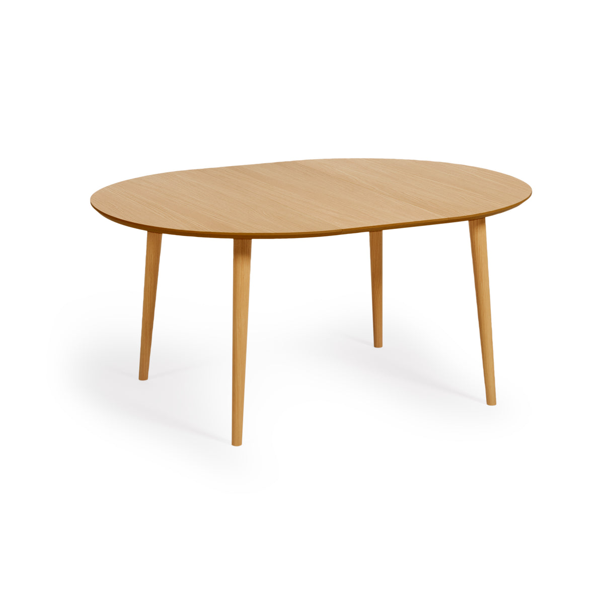Kave Home Oqui eettafel uitschuifbaar rond Ø120 cm Natural