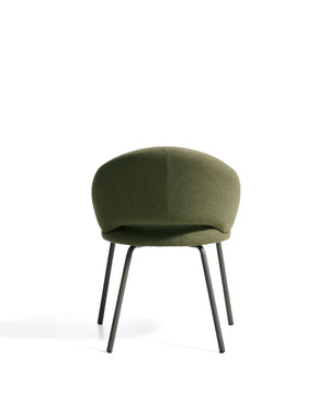 Kave Home Bonali eetkamerstoel chenille Green