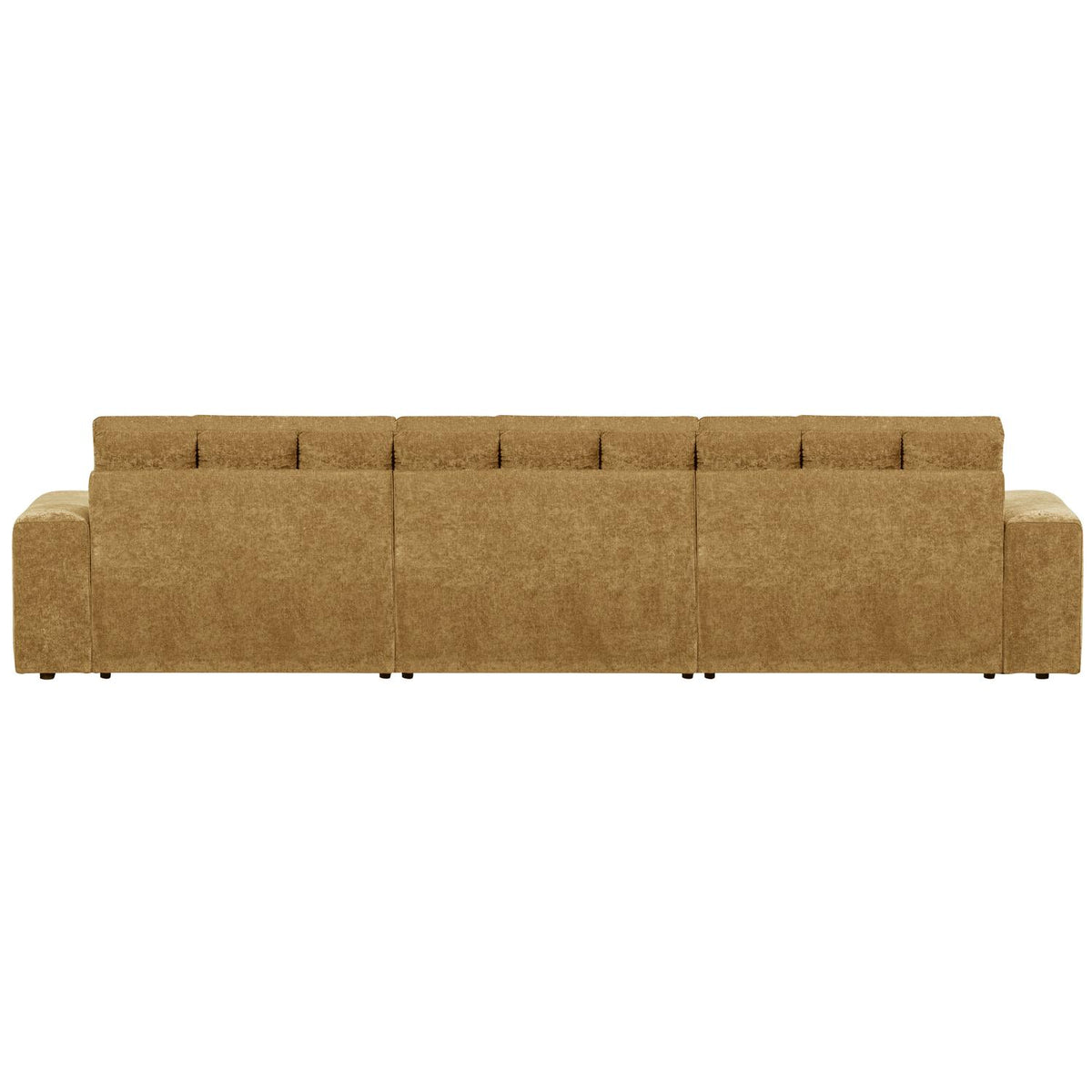 WOOOD Second Date chaise longue bank rechts velvet Goudgeel