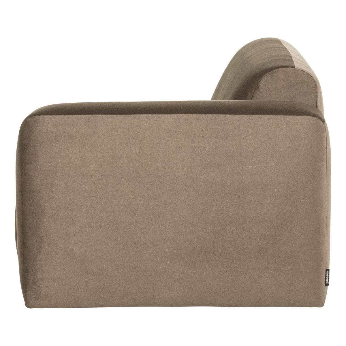 WOOOD Mojo Base 2-zits bank arm rechts velvet Khaki