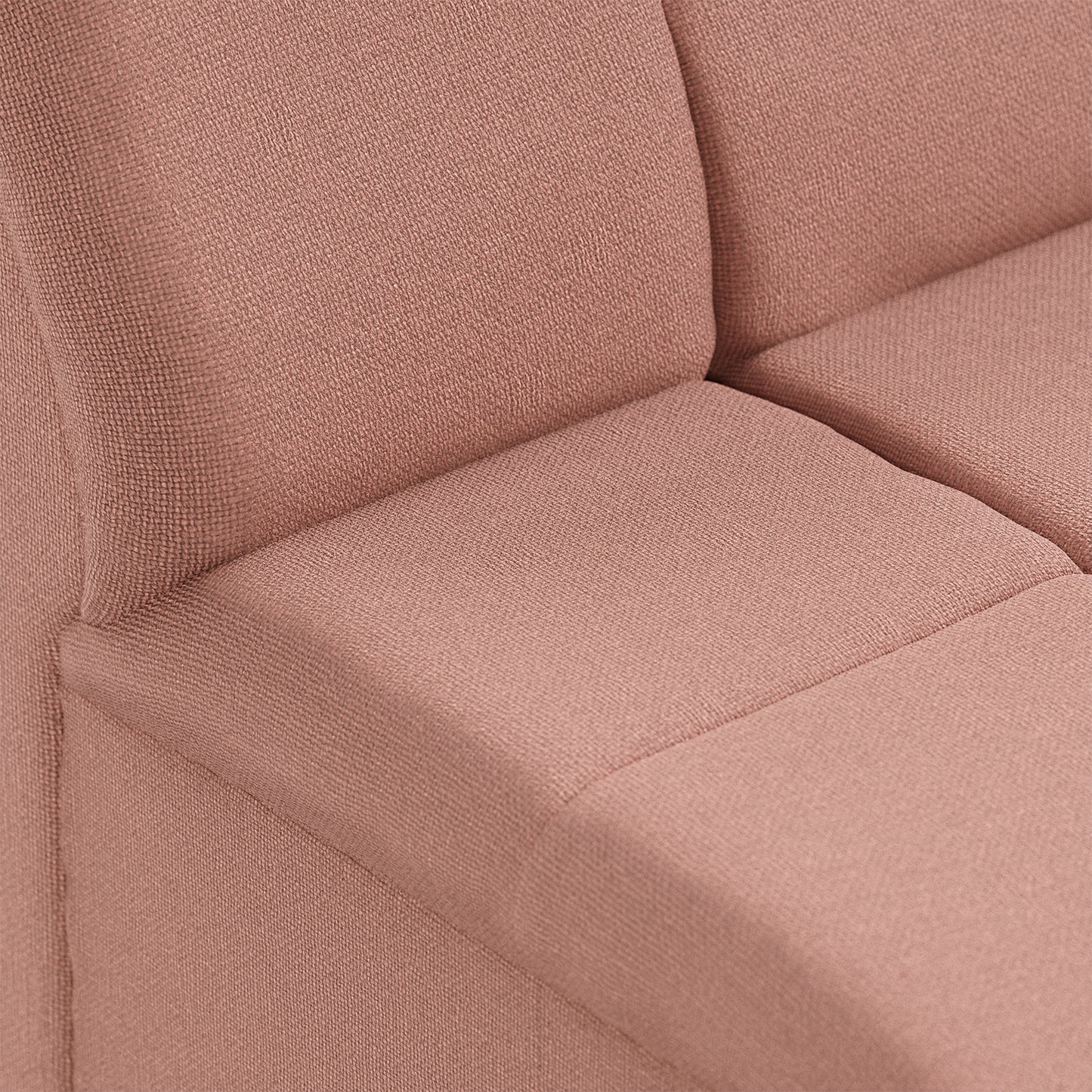 HKliving Wave bank middle small Linen Dusty Rose