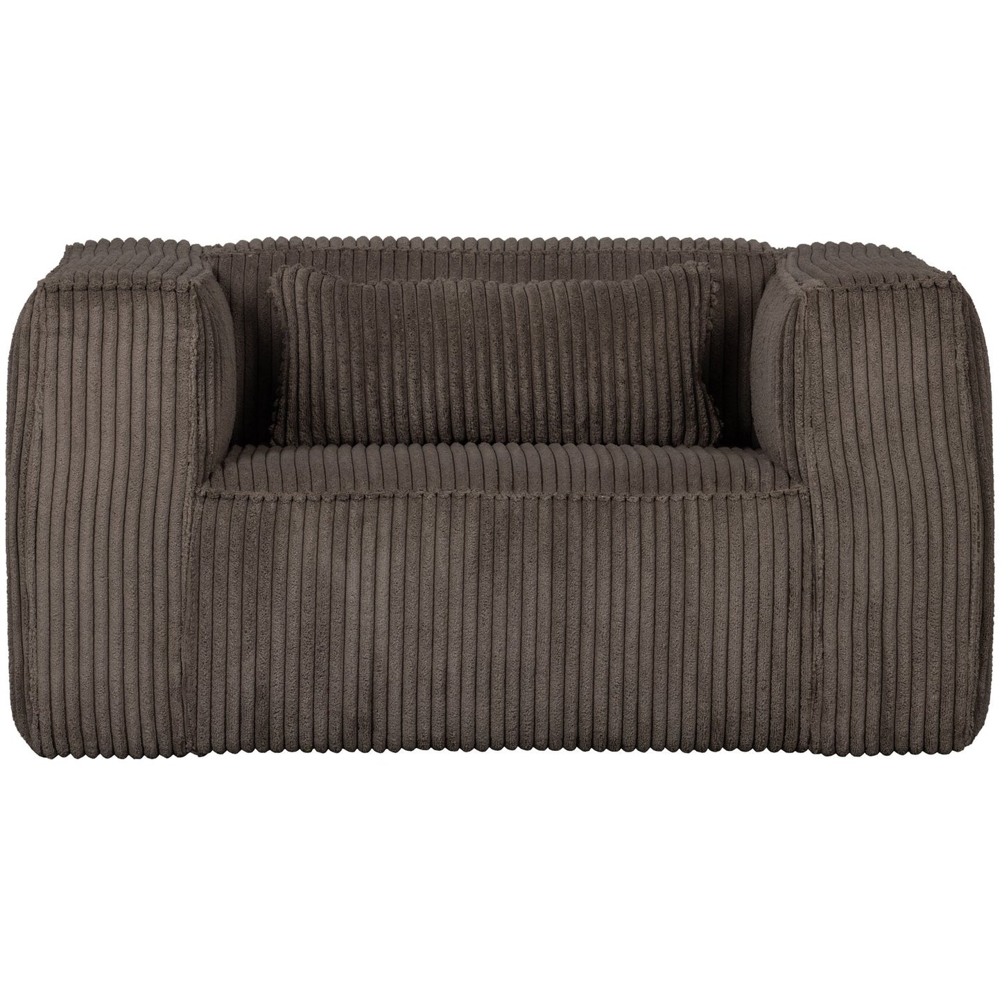 WOOOD Bean fauteuil Ribstof Mud