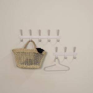 Spinder Design Dexter 5 wandkapstok Silky Taupe